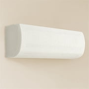 Air Conditioner Cover 75-96cm Elastic Cloth Dustproof for Wall-Mounted Units Split Indoor AC Covers, beige