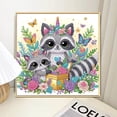 thumbnail image 4 of Flower Fox Diamond Art Painting Kit, 4 of 7