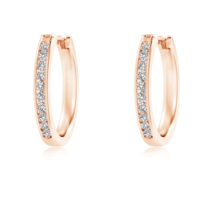 rose gold hoop earrings sale