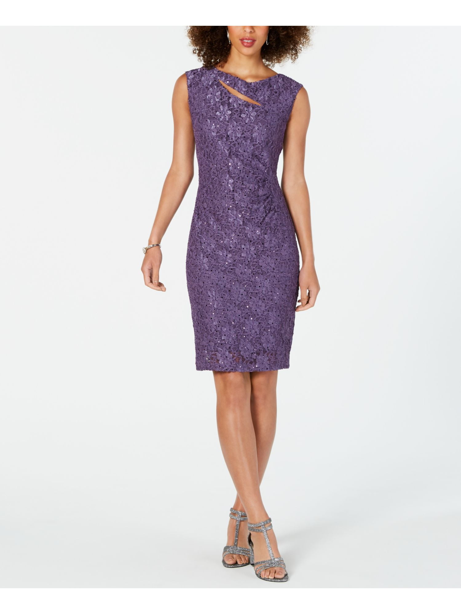 CONNECTED APPAREL Womens Purple ...