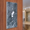 thumbnail image 3 of WIRESTER 1-Gang Toggle Wall Plate/Switch Plate Cover, Royal Gray Marble, 3 of 5