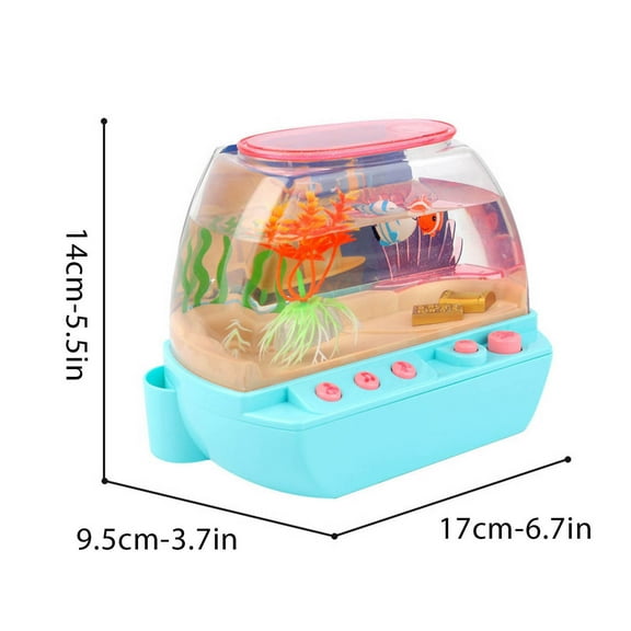 BVXEEP Interesting Kids Aquarium Children's Simulation Electric Fishs Tank Toys Set