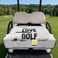 thumbnail image 2 of Pzuqiu Club Car Seat Covers Stay in Place, Compatible with Golf Cart, Golf Cart Seat Covers Fit for Yamaha EZGO, LOVE TO GOLF, 2 of 9