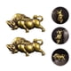 thumbnail image 5 of 2 unids Modelado de becerro Adorno Home Desktop Decor Collection Gift Golden, 5 of 5
