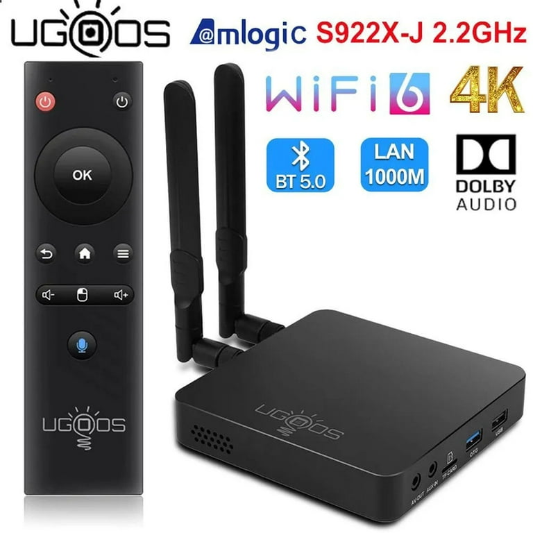 AM6B Plus TV Box Amlogic S922X-J Android 9.0 DDR4 4GB RAM 32GB ROM