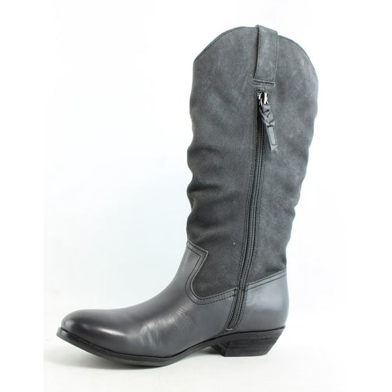 grey riding boots wide calf