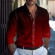 thumbnail image 4 of Camisa casual para hombre serie rojo blanco negro nuevo diseñador ropa casual suave cómoda moda otoño e invierno S-5XL, 4 of 5