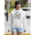 thumbnail image 2 of Good Things Are Possible Retro. Hoodie Women -Image by Shutterstock, Female XX-Large, 2 of 4