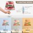 thumbnail image 3 of Ryvnso LED Bedside Table Lamp Cherry with Leaves Bedroom Desk Lamps Nightstand Lampshade M, 3 of 7
