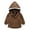 Coffee, variant on XXWXYD Kids Rain Jacket Windbreaker Waterproo𝖿 Hooded Long Sleeve Solid Color Pockets Outerwear Boys Girls Outdoor Spring Fall Lightweight Raincoat Coats Waterproo𝖿 Windproof