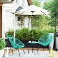 thumbnail image 3 of Songmics 3-Piece Acapulco Patio Furniture Set, Green, 3 of 7