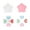 white pink colorful, variant on Soft Joystick Covers ABXY Key Sticker Skin D-pad Button Stickers Thumb Caps for Controller Gaming Accessories