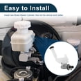 thumbnail image 7 of Unique Bargains Brake Master Cylinder for Nissan Sentra 2014-2019 Durable No.460101KA0A Engine Compartment Hydraulic Master Cylinder Silver Tone,White 1 Pcs, 7 of 7
