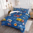 thumbnail image 3 of Juego de edredón Datura Home Kids Butterfly Truck Twin, 3 piezas, 3 of 5