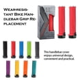 thumbnail image 1 of Bicycle Handlebar Grips Bikes Decoration Component Non-slip Covering Fittings Anti-skid Rubber Handlebars Covers Decor Accessory Green, 1 of 8
