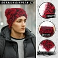 thumbnail image 2 of Distressed Knitted Beanie Fuzzy Winter Hats Warm Beanies for Women Men, Unisex Snow Knit Cap Skull Cap, 2 of 6