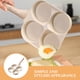 thumbnail image 5 of GOOHOCHY Sartén para tortilla dividida de 4 tazas, sartén antiadherente para huevos para desayuno, cocina de inducción de Gas para tortitas suecas, 5 of 8