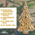 thumbnail image 7 of PMU Christmas Light-Up 6 Pcs Gingerbread Tree 28 Inch - Blow Mold Plastic Statue Illuminated with Cord and Light - Perfect Décor for Christmas Festivals, Events Home, Lawn, Yard, Garden, 7 of 7