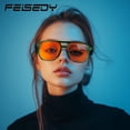 thumbnail image 4 of Gafas de luz azul FEISEDY Amber G2835 para juegos de computadora, 4 of 9