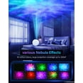 thumbnail image 2 of DOWILLDO    Projector, 16 Million Colors & Nebula Light with Voice Control & Timer for Kids Room & Party Decor (Black), 2 of 11
