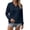 Navy, variant on LIaqionyy Womens Hoodie Oversized Sweatshirt Casual Long Sleeve Drawstring Pullover Tops Textured Fall Winter Clothes