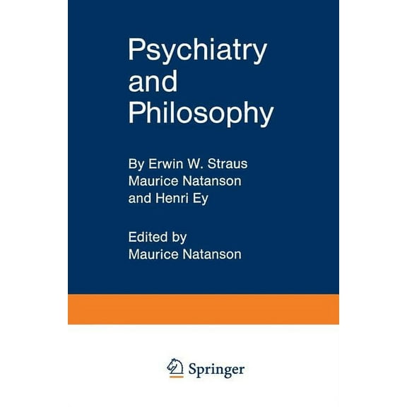 Psychiatry and Philosophy, (Paperback)