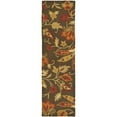 thumbnail image 5 of SAFAVIEH Blossom Madelyn Floral Flowers Wool Runner Rug, Brown/Multi, 2'3" x 14', 5 of 10