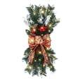 thumbnail image 2 of BJUTIR The Cordless Prelit Stairway Trim Christmas Wreaths For Front Door Holiday Wall Window Hanging Ornaments For Indoor Outdoor Home Xmas Decor, 2 of 9