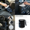 thumbnail image 7 of Renewold Dragonfly Flower 14 PCS Car Seat Cover Full Set, with Steering Wheel Cover Seatbelt Pads Coaster Trash Can Rear View Mirror Cover Coasters Car Armrest Cover Handbrake Cover Set Car Decor, 7 of 7