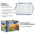 thumbnail image 2 of Yayeee 2 Pack Canvas Storage Basket with Handles for Shelves Fabric Bins Closet Organizer, Colorful Landscape, 2 of 8