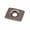 Antique Bronze, variant on KD By AxLabs Steel Rectangular Jack Plate - Curved Plate, w/ Recessed Hole