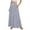 Purple, variant on WTOBBY Women's Floral Print Flowy Flared Maxi Skirt with Ruffle Hem, A-Line Elastic Waist Elegant Tiered Layered Bohemian Long Skirt for Casual Summer and Beach Fashion,Blue L