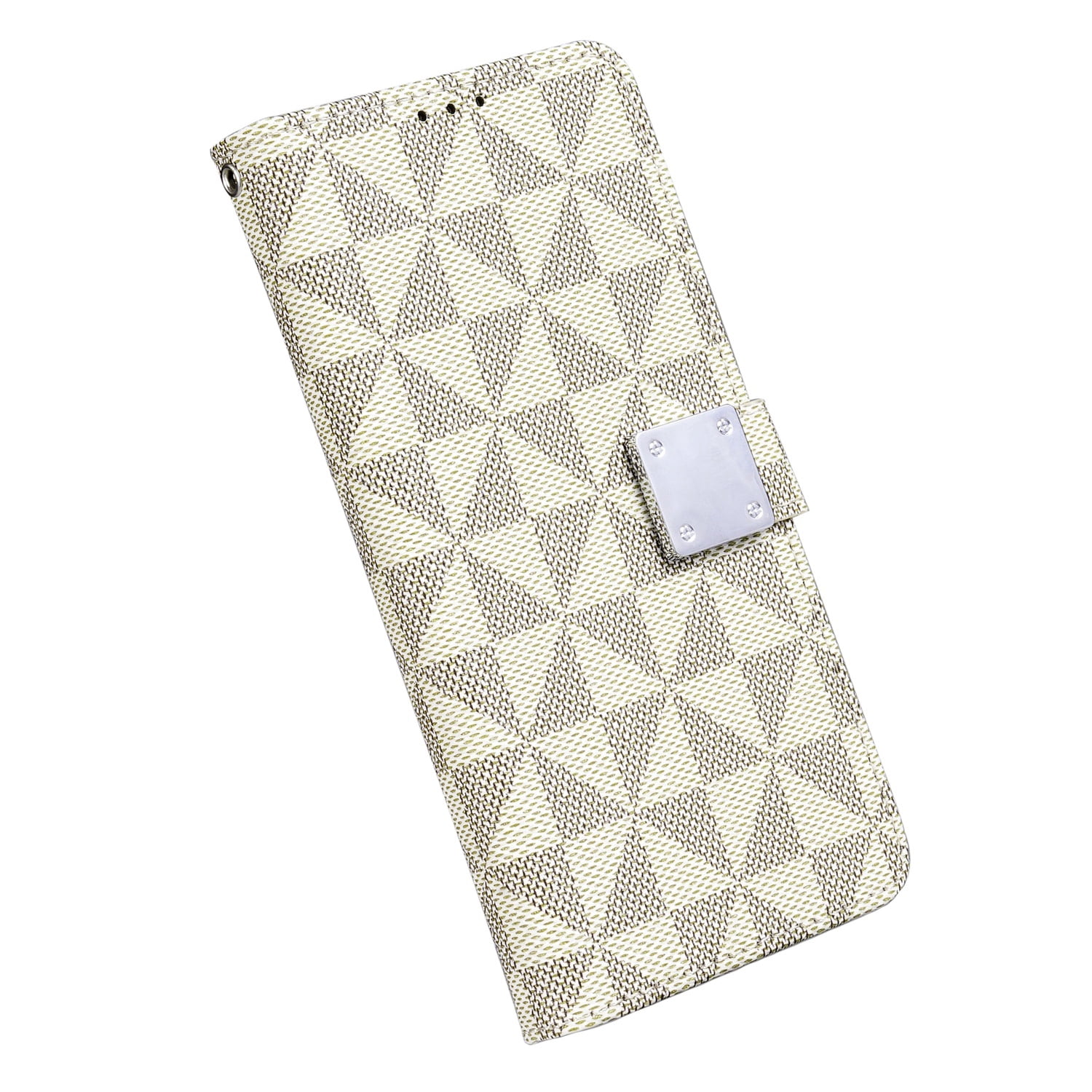 Stylish Triangle Wallet Case for iPhone 17 Pro - Yellow