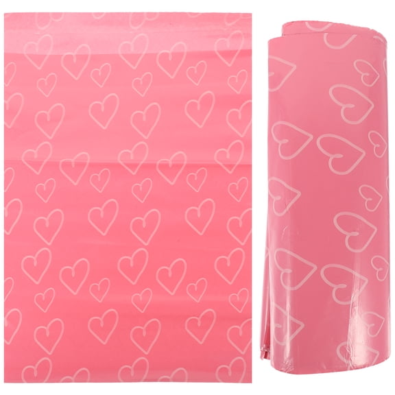Raindrops Pink Disposable Menstrual Bags Fast Sealing Leak-Proof 100Pcs