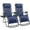 Blue, variant on EDX Zero Gravity Chair Outdoor Lounge Chair，Suitable for Beach Terrace Pool Patio, Black 2-Pack