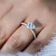 thumbnail image 5 of Rosec Jewels Certified Lab Grown Diamond Heart Engagement Ring 2 Carat - Diamond Solitaire Ring with Hidden Halo - EF-VS Grade, 10K Yellow Gold, US 9.50, 5 of 9
