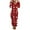 Z1-Red-womens pajamas clearance sales, variant on Frostluinai Ugly Christmas Fuzzy Fleece Onesies Pajamas Women Zipper Hooded Warm Sherpa Jumpsuit Sleepwear Xmas Graphic Playsuit Loungewear