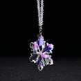 thumbnail image 2 of mnjin car decoration snowflake jewelry rearview mirror pendant car jewelry b, 2 of 3