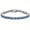 Blue, variant on 4mm Cubic Zircon Bracelet, Hypoallergenic, Sparkling Eternity Design Everyday, Holiday, Christmas Gifts for Women Men, 19cm 22cm Adult Jewelry