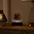 thumbnail image 3 of Northlight LED Lighted 'Family Is Forever' Picture Frame with Clip - for 4" x 6" Photo - 9", 3 of 9