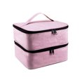 thumbnail image 2 of Vogacara Bolsa de almacenamiento para pulidor de uñas con asa, herramientas de manicura de doble capa, soporte de transporte para viajes al aire libre, Juegos de manicura Vogacara  CE013822-00B, 2 of 6