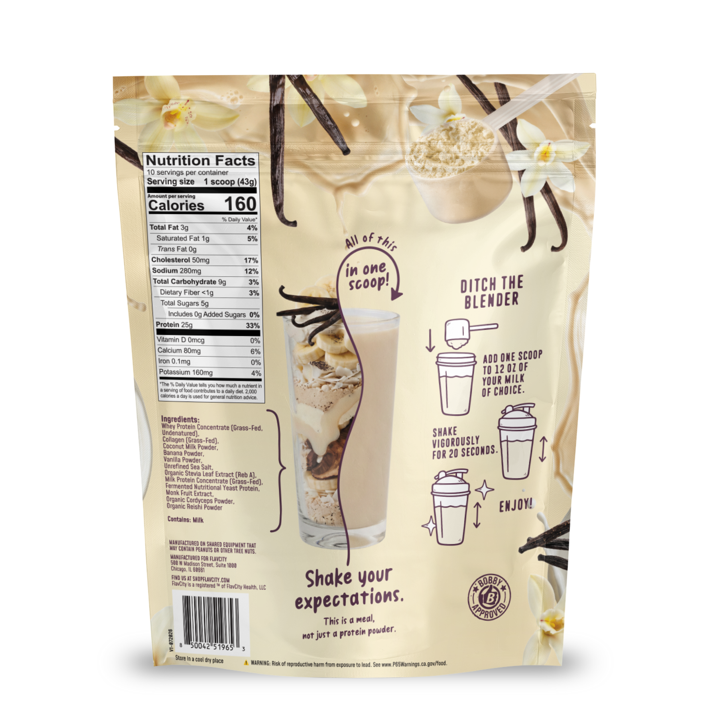 FlavCity Whey Protein Powder Vanilla Cream photo 6