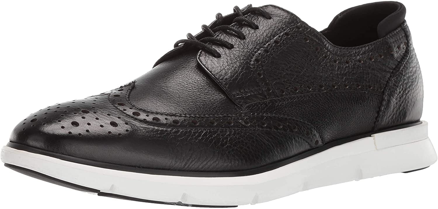 kenneth cole new york merge black moc toe lace ups