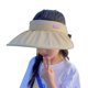 thumbnail image 5 of UPF 50+ - Visera para niños con visera para el sol, ajustable, para deportes atléticos, verano, ala ancha, protección UV, gorra de playa, 5 of 5
