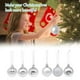 thumbnail image 5 of 36 Uds. Adornos colgantes bolas de Navidad de PVC adornos navideños (plata 6cm) JShteea Libre de BPA, 5 of 8