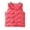 Hot Pink, variant on Posijego Toddler Baby Girls Puffer Sleeveless Vest Winter Button down Lightweight Vest Jacket for Little Girls