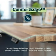 Vari ComfortEdge Electric Standing Stand Up Desk Ergonomic Work and Gaming Table, 48x30” Reclaimed Wood