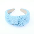 thumbnail image 5 of Unique Bargains 1 Pc Lace Tie Wide Headbands for Women Blue, 5 of 6