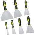 thumbnail image 1 of GHSDFBB Putty Knife, 7PCS Paint Scraper Spackle Knife, Putty Knife Set, Taping Knives, Metal Putty Scraper, Stainless Steel Scraper Tool for Spreading Drywall Spackle Mud, Taping, Paint, Wal, 1 of 7