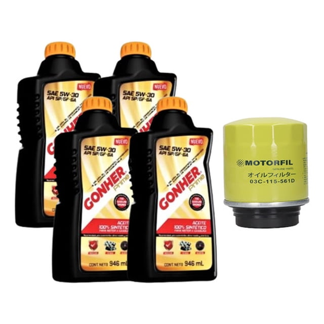 Kit Cambio De Aceite Polo 2013 Al 2014 1.2t Gonher 5w30